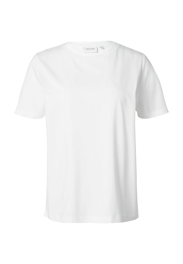 

Хлопковая футболка Comma, Casual Identity, белый