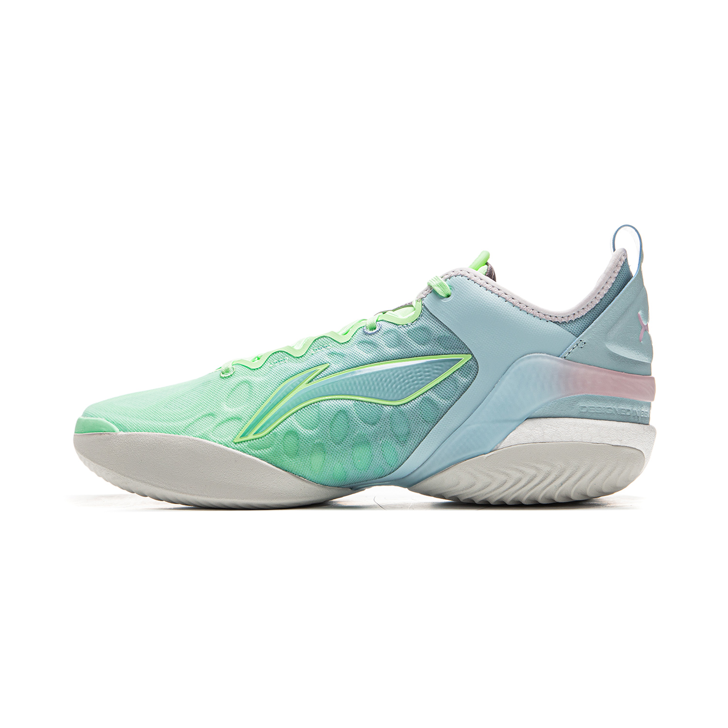 

LINING Баскетбольные кроссовки Yushuai 19V2 мужские, низкие, бирюзовые