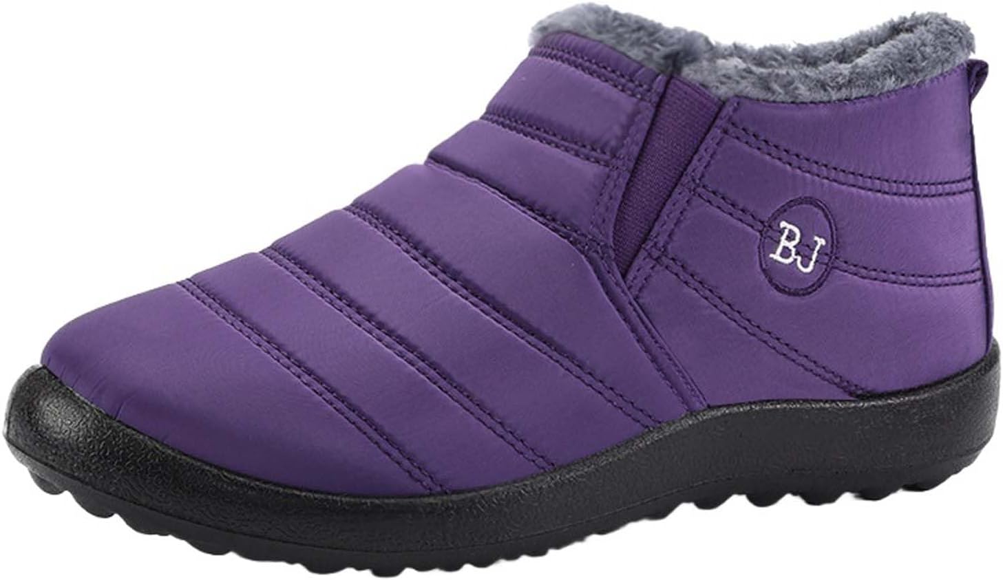 

Женские зимние ботинки с утеплителем и меховой подкладкой Generic, фиолетовый