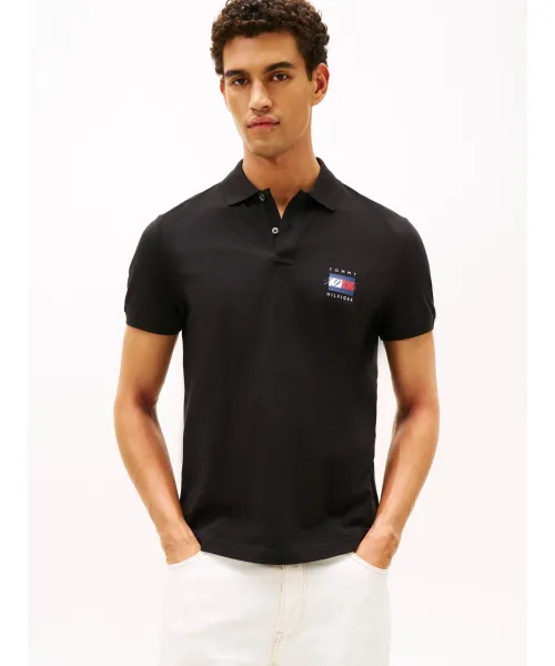 

Футболка поло Regular fit Tommy Hilfiger, черный