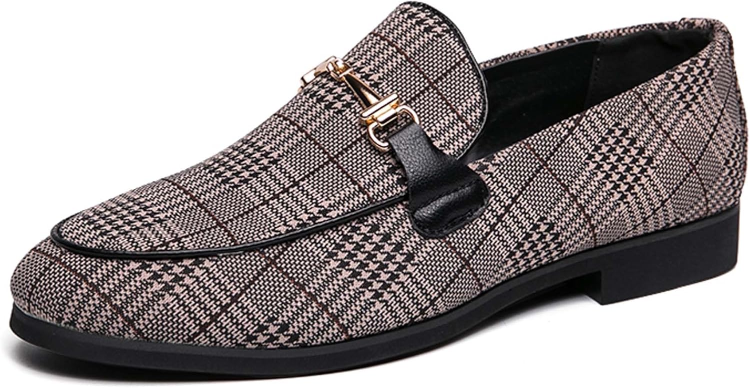 

Мужские лоферы Городская мода Бизнес-кэжуал Формальная обувь Противоскользящие Дышащие Для ходьбы Офисная форма Банкеты Свадьбы Костюмы Платья Кожаная обувь Generic, коричневый