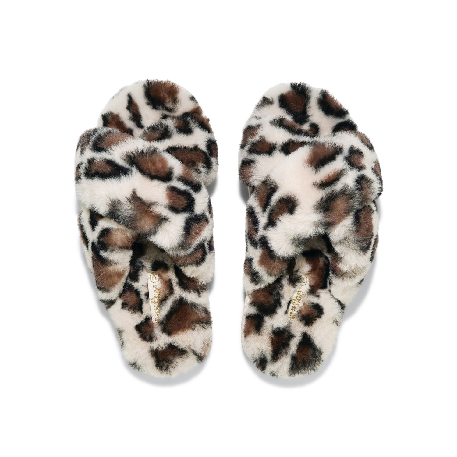 

Тапочки Flip Flop Hausschuh cross*fur leo 2, белый