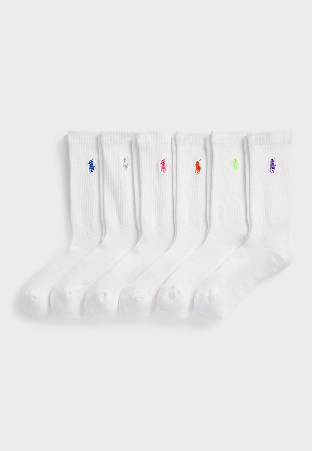 

Носки CREW SOCK 6 PACK Polo Ralph Lauren, белый