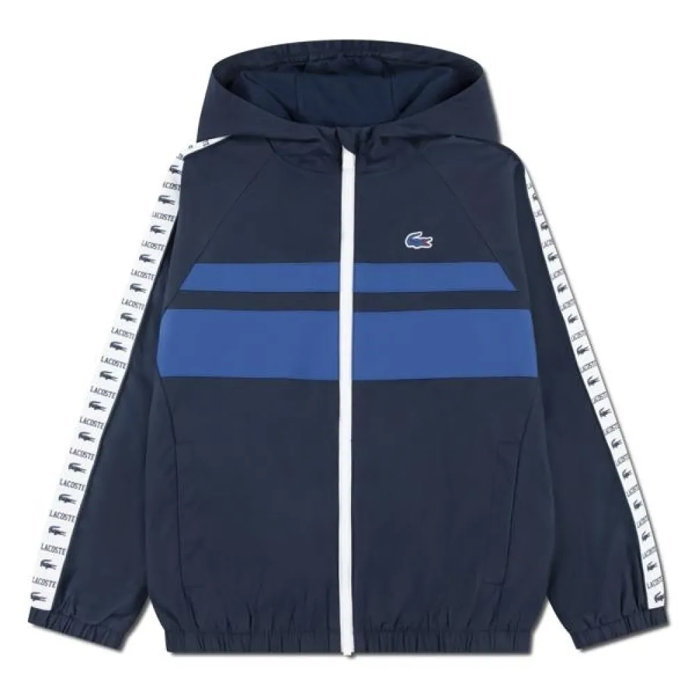 

Куртка Lacoste Kids Track Windbreaker, синий