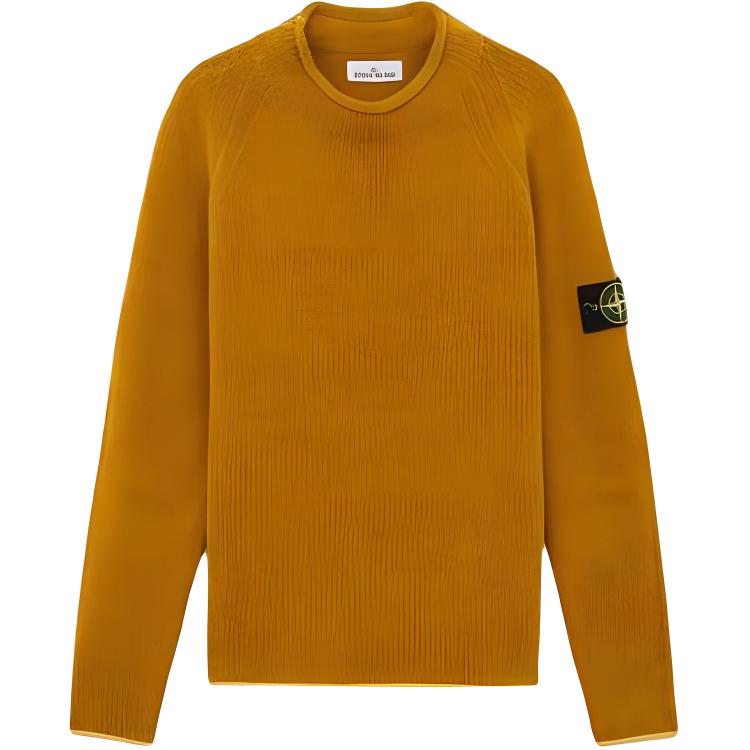 

Джемпер из шерстяной смеси с компасом STONE ISLAND, желтый