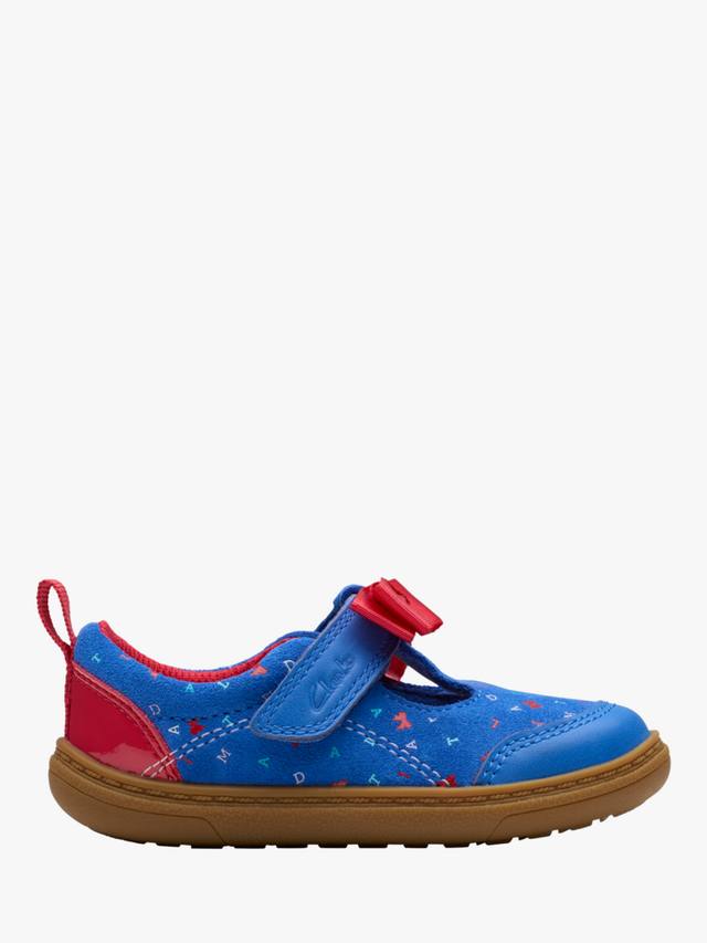 

Детские кожаные туфли Roald Dahl Matilda Clarks, Bright Blue