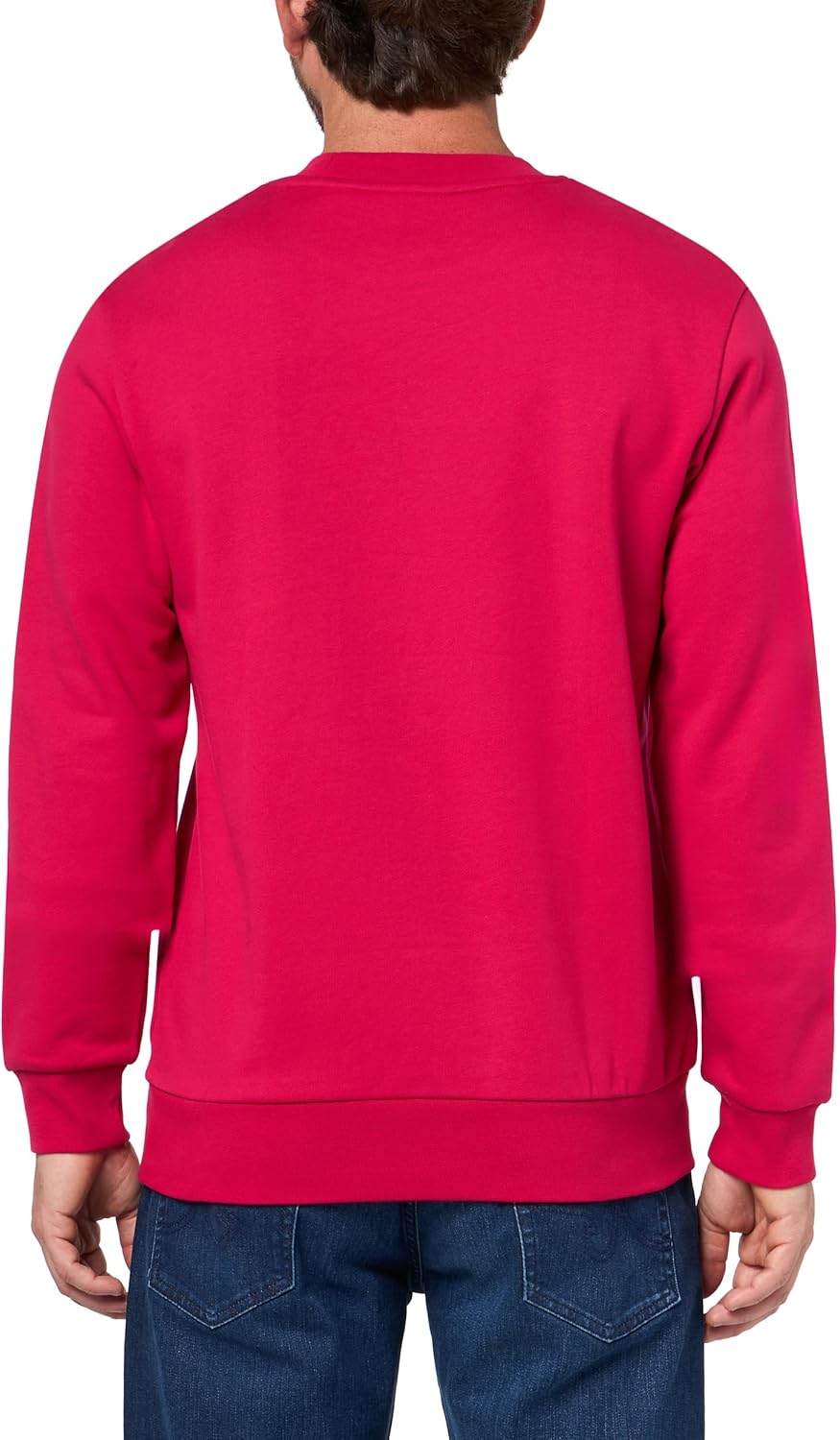 Lacoste мужской Classic Fit флисовая толстовка, Bigarreau Cherry — фото 2