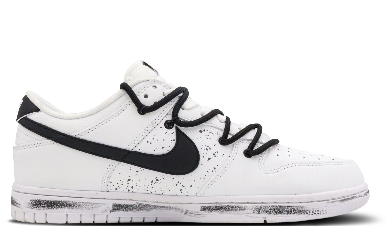 

Кроссовки Nike Dunk Skateboard Shoes Men Low-Top Black White, Черный, Кроссовки Nike Dunk Skateboard Shoes Men Low-Top Black White