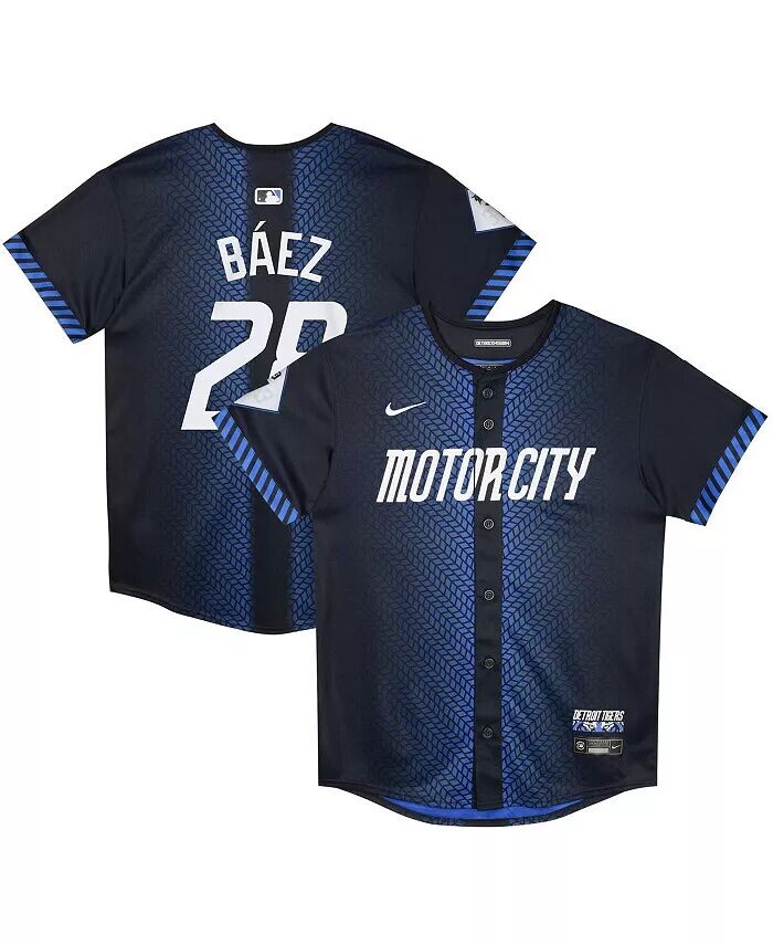 

Джерси для дошкольников Хавьера Баэза Detroit Tigers 2024 City Connect Limited Nike, синий