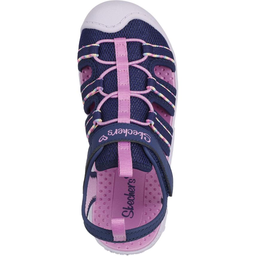Детские сандалии Skechers Kids, синий/фиолетовый — фото 4