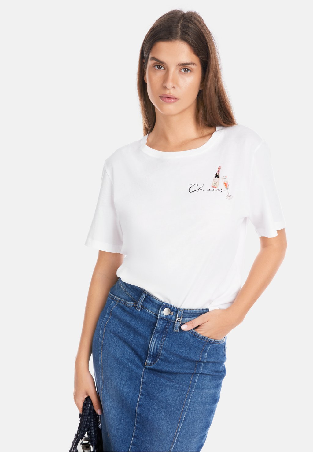 

Футболка с принтом T-SHIRT Marc Cain, белый