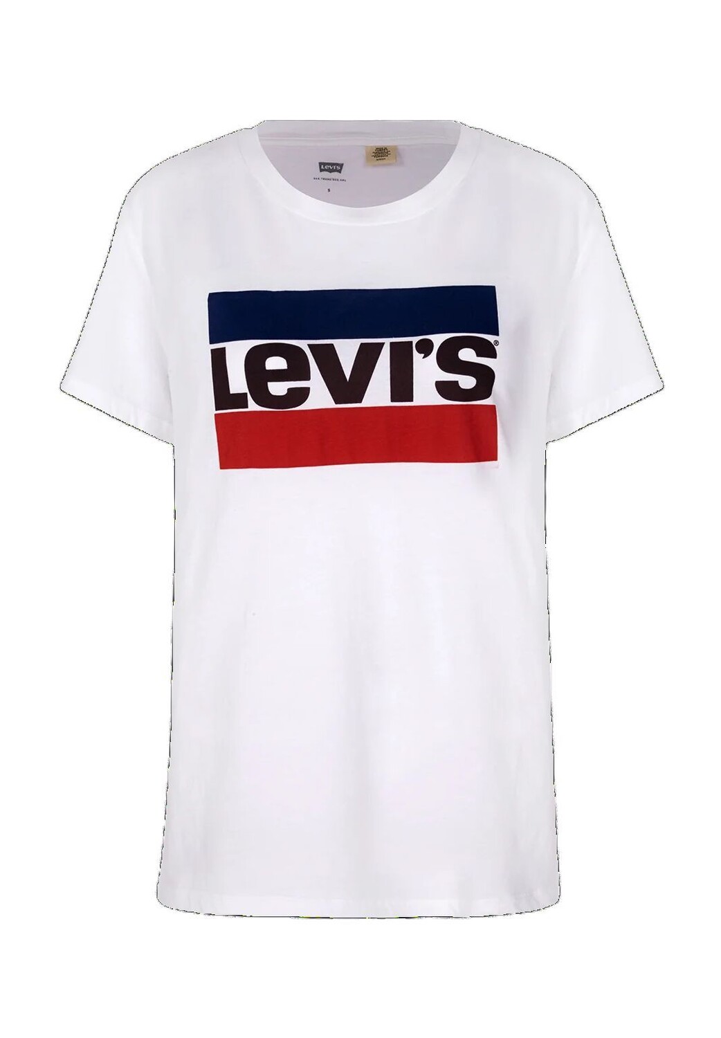 

Футболка, круглый вырез, с логотипом, для женщин Levi's