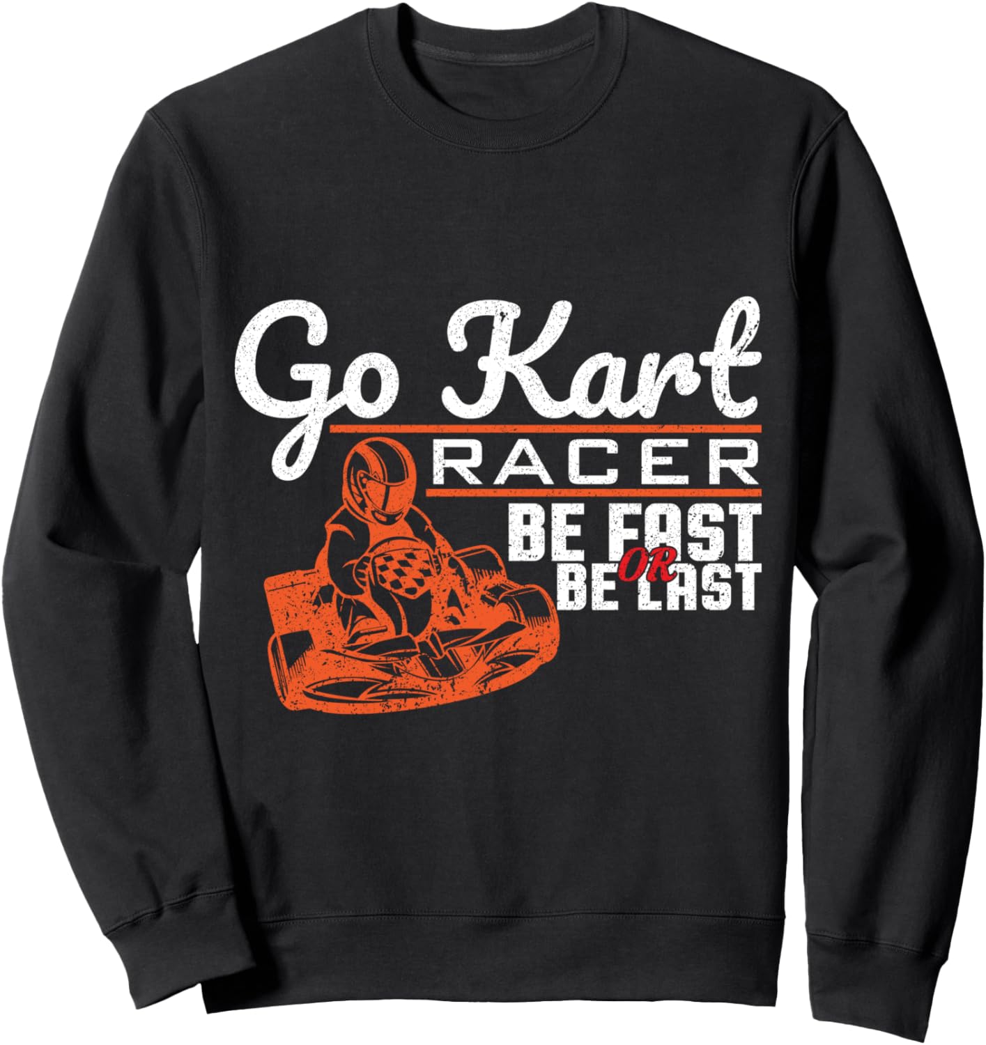 

Толстовка «Картинг: Будь быстрым или останешься последним» Gokart Karting Go Kart Racing Quotes, черный