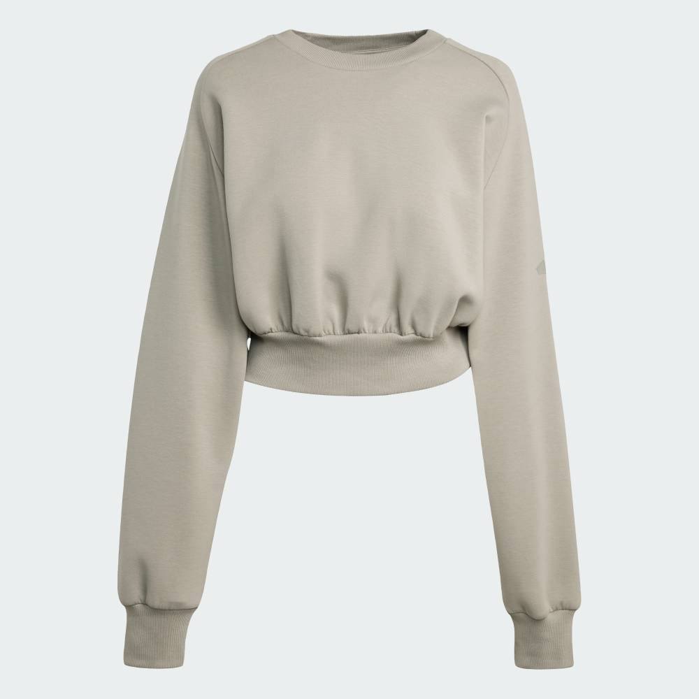 Свободная толстовка Soft Lux Adidas, green — фото 4