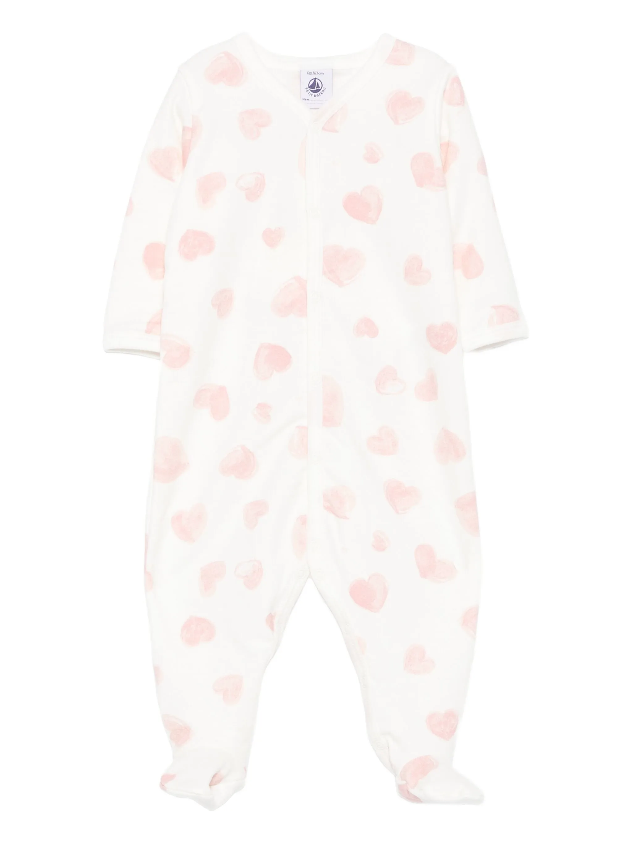 

Пижама с принтом Petit Bateau, белый