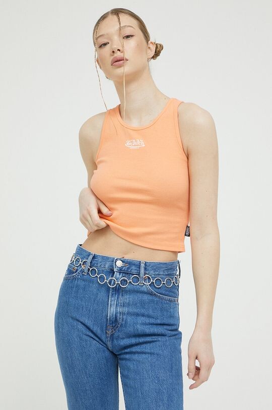 

Топ Von Dutch, оранжевый