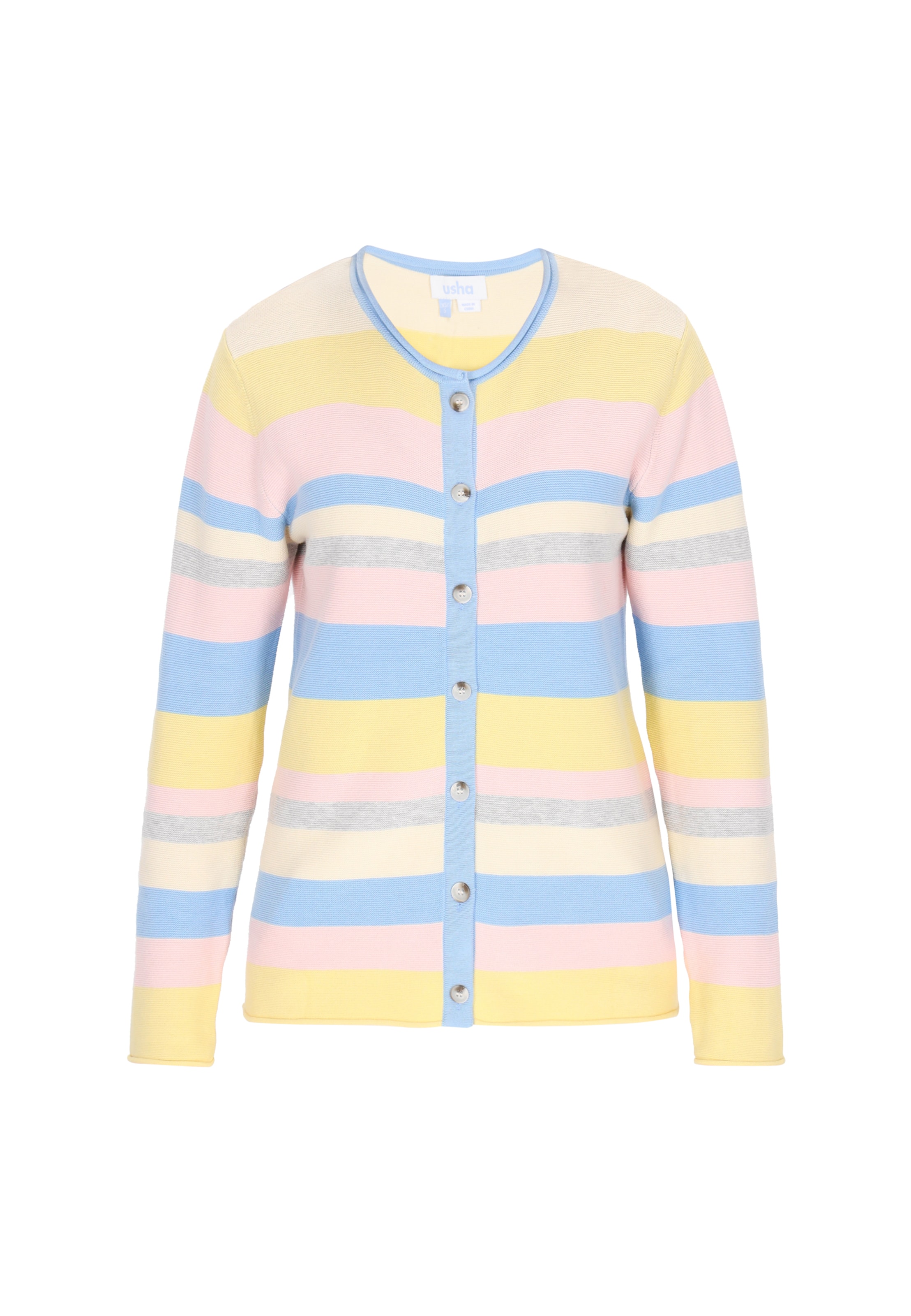 

Usha BLUE LABEL Вязаный кардиган в синем цвете