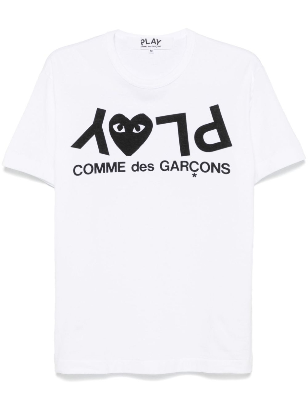 

Comme Des Garçons Play футболка с логотипом, белый