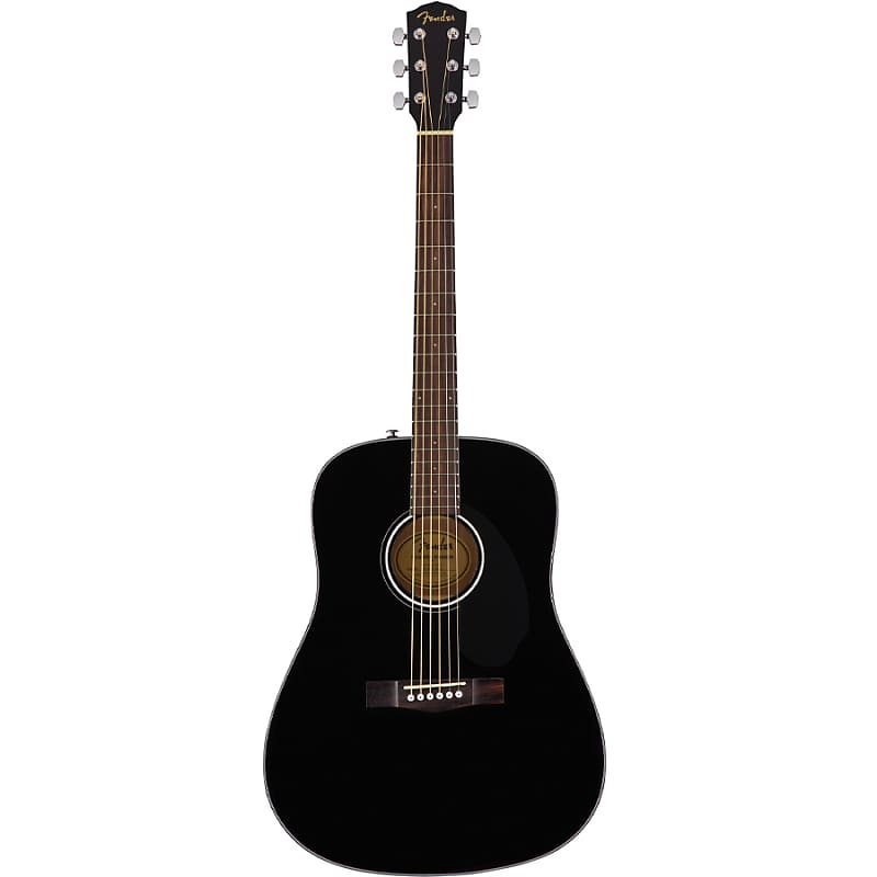 

Акустическая гитара Fender CD-60S Solid Top 6-String Dreadnought Acoustic Guitar - Black