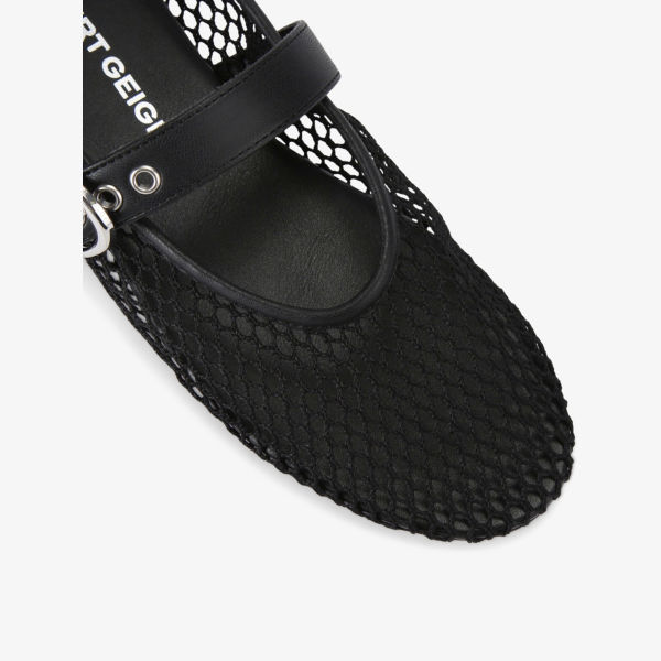 Балетки Kg Kurt Geiger Nico из сетчатого материала, черный — фото 3