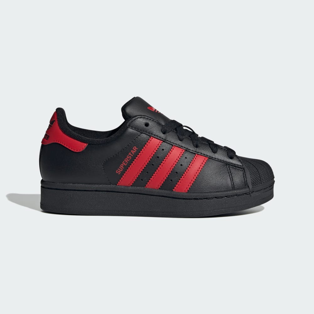 

Кроссовки Adidas Superstar II Shoes, цвет Core Black/Better Scarlet/Core Black