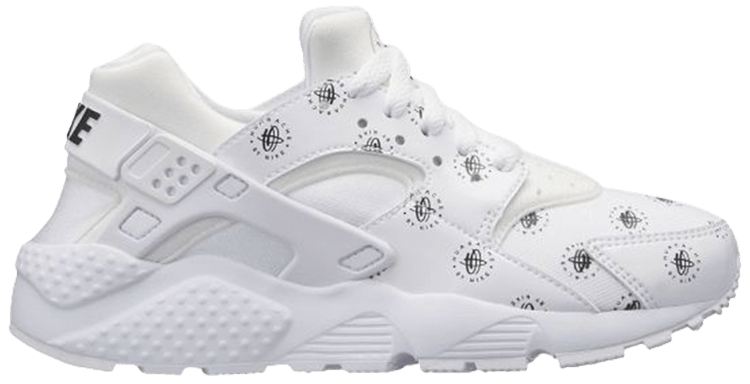 

Кроссовки Nike Huarache Run SE GS 'White Black', белый