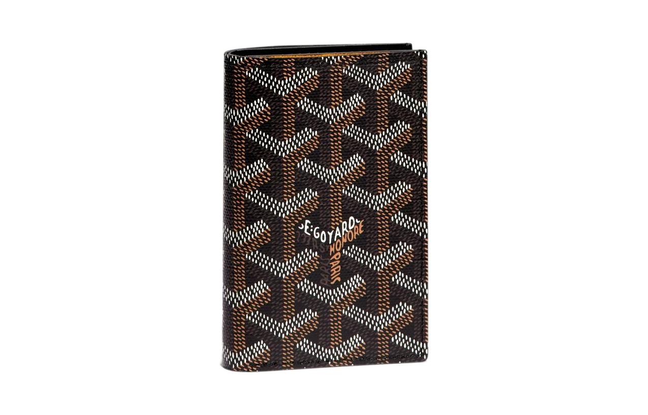 

GOYARD Кожаный держатель для карт Saint Pierre Canvas, 01TY01P Black