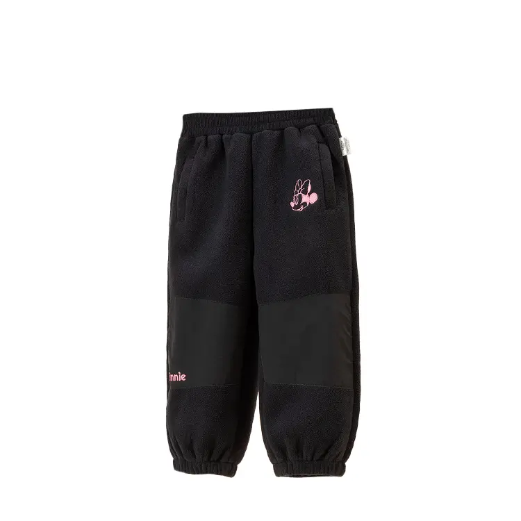 

Минни коллекция зимние утепленные бархатные брюки для детей 3-7 лет Disney, черный