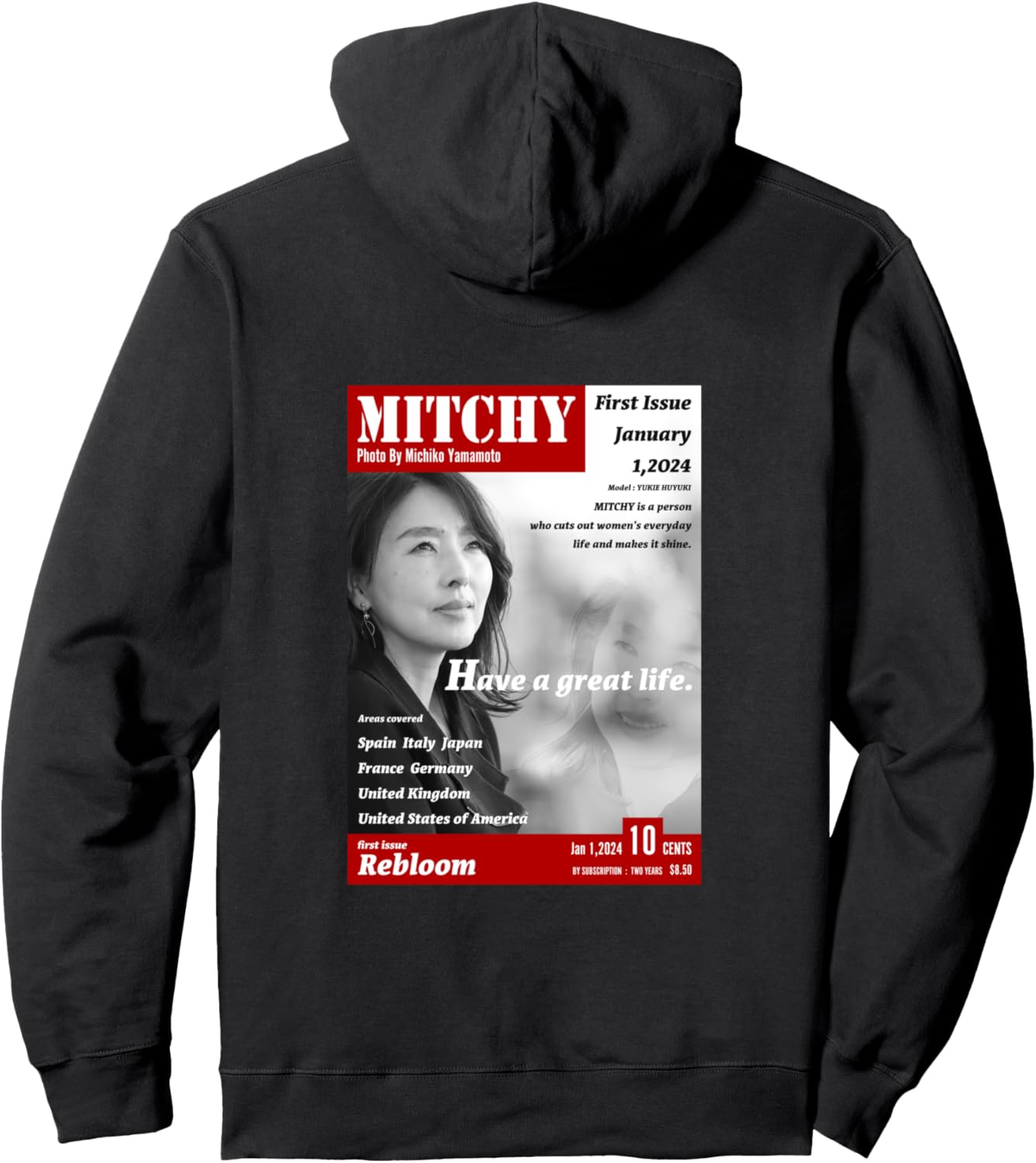 

Худи First Issue Rebloom (1), черное Mitchy