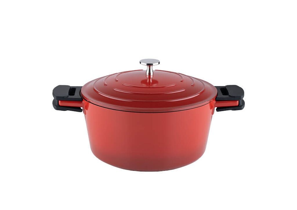 

Кастрюля Kelomat Keramika Red с крышкой Ø20 см, 2,7 л, индукционная Riess