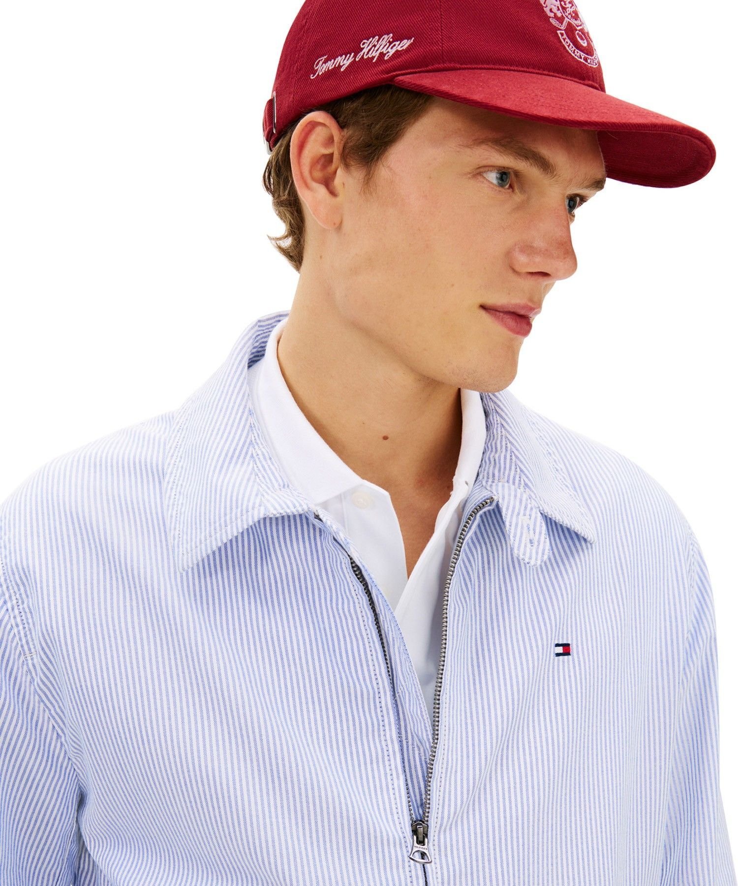 Куртка Oxford на молнии в стиле Ivy League, размер 26SS TOMMY HILFIGER, Navy 0A5 — фото 2
