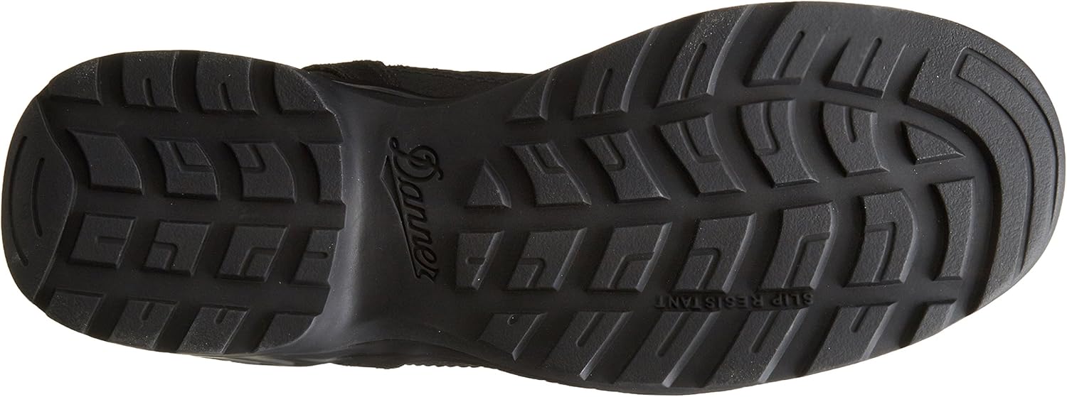 Тактические водонепроницаемые ботинки для мужчин Danner Kinetic 8 - полировочная кожа полного тиснения и нейлон Ripstop, стелька с двойной плотностью и устойчивая к скольжению подошва, черный — фото 4