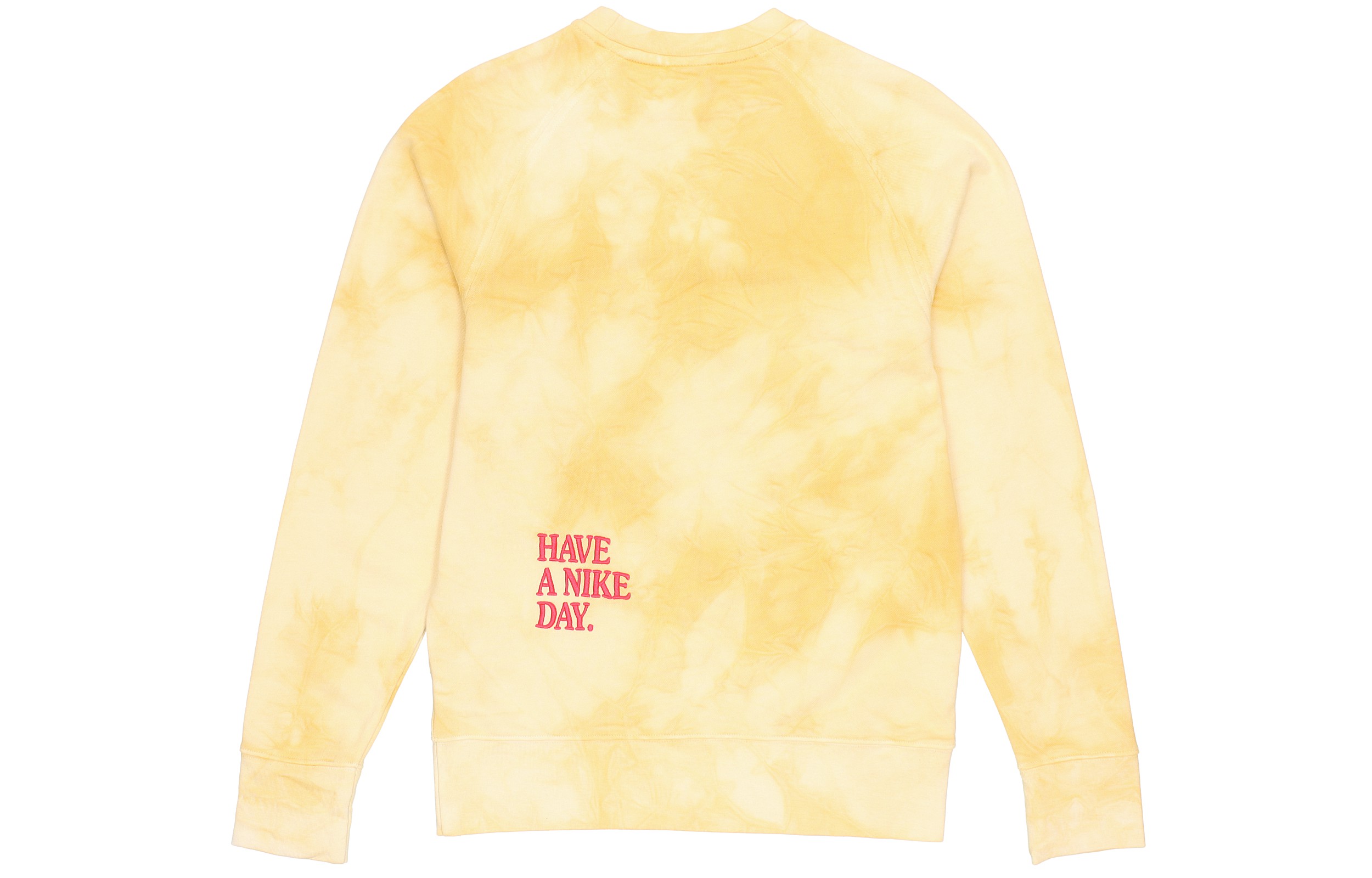 Футболка Nike с тай-дай эффектом и вышитой маргариткой 'Gold Sand', Placer Gold — фото 3