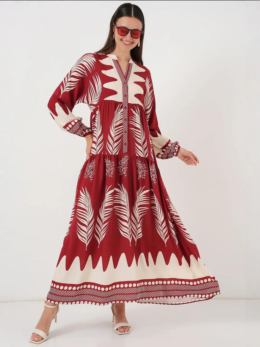 

Платье-рубашка Bigdart, бургундия