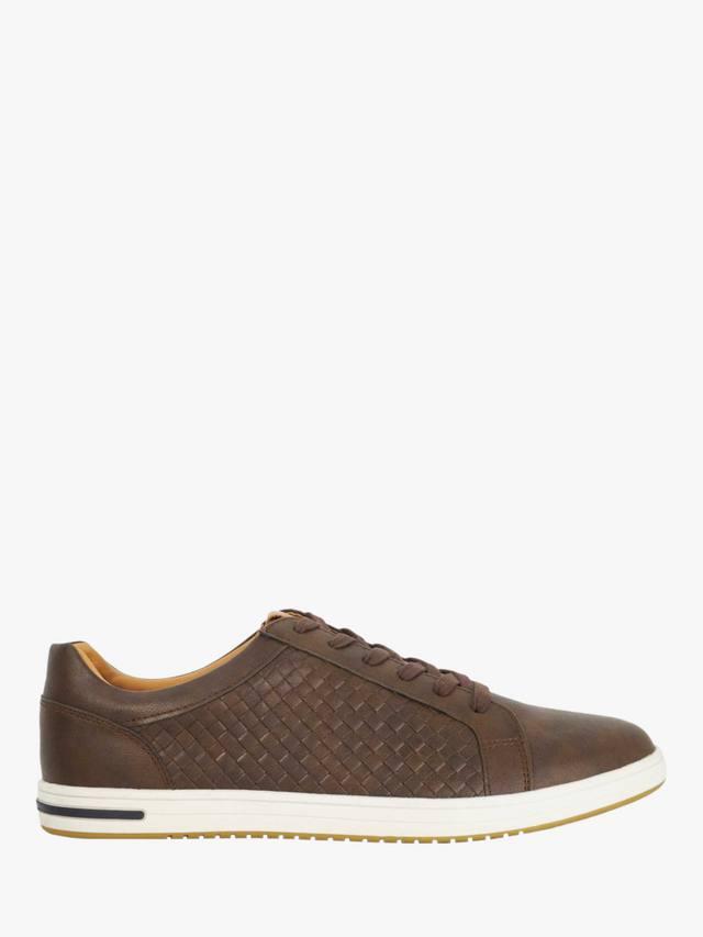 

Tezzy Weave шнурованные кроссовки Dune London, Brown