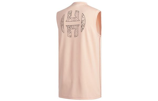Спортивная футболка harden swagger breathable sports basketball vest pink Adidas, розовый — фото 2