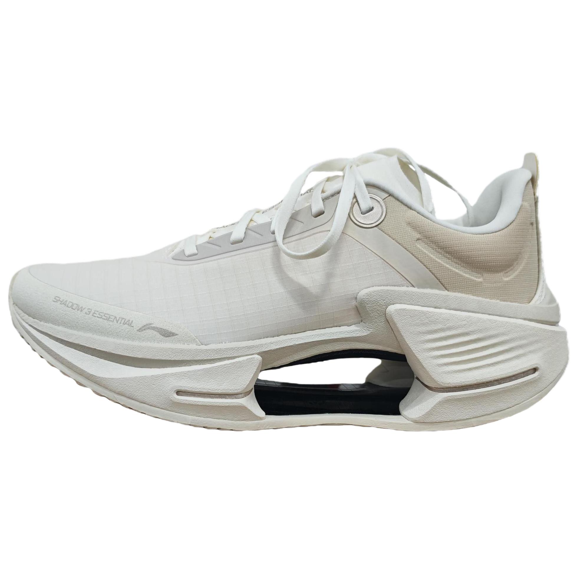 

Shadow 3 ESSENTIAL с амортизацией, износостойкие низкие кроссовки Casual Racing для бега мужские LINING, белый/хаки