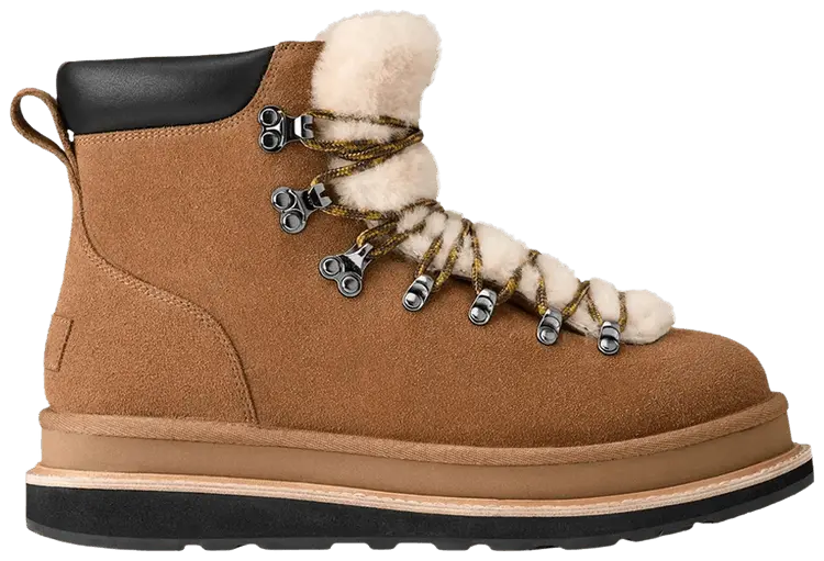 

Походные ботинки Sacai x UGG «Каштан», коричневый