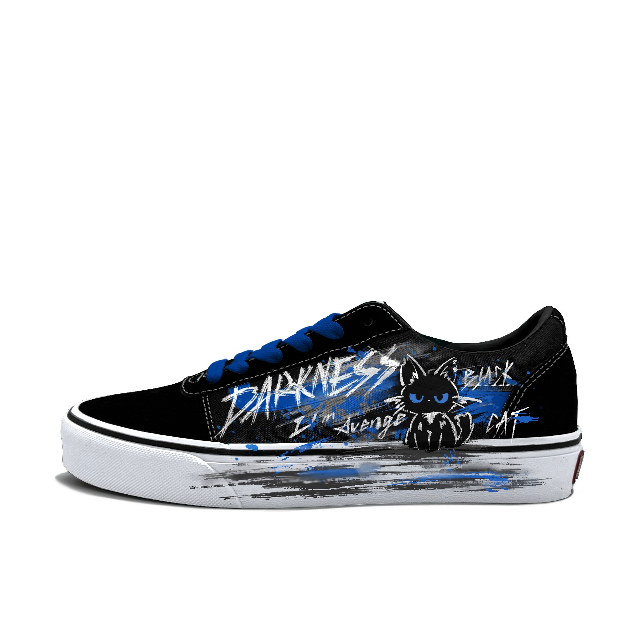 

Vans Износостойкие низкие кроссовки Ward для скейтбординга, мужские, черно-синие