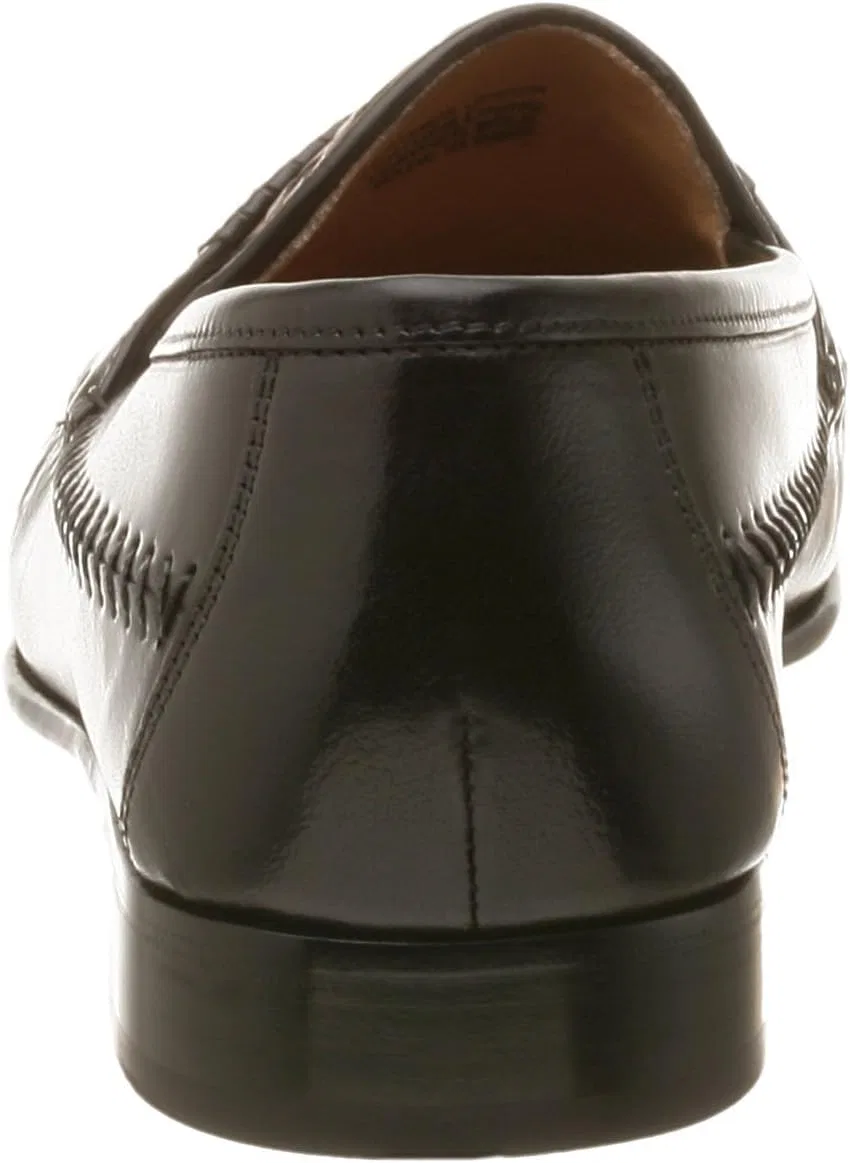 Лоферы с кисточками Florsheim, Black/Cognac — фото 3