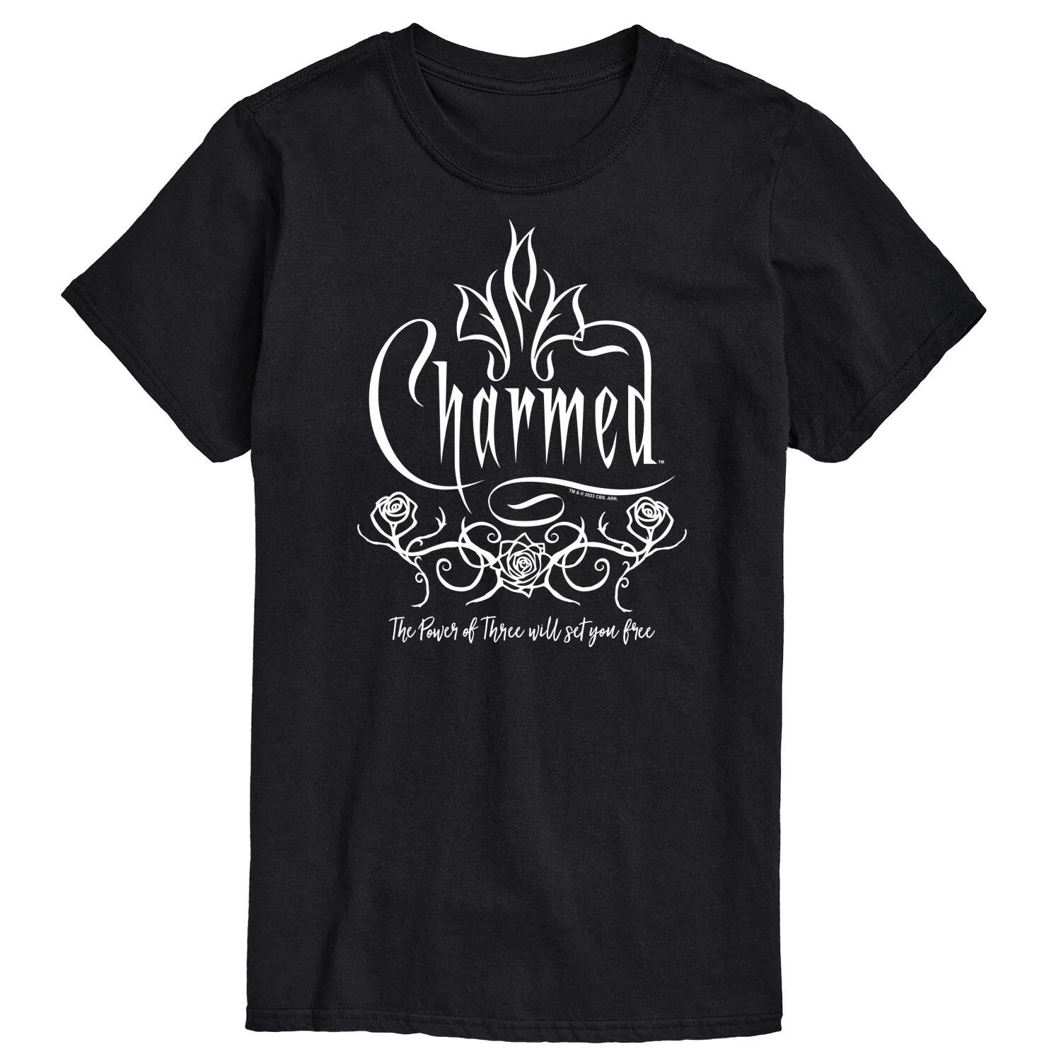 

Мужская футболка с рисунком Charmed Roses Licensed Character