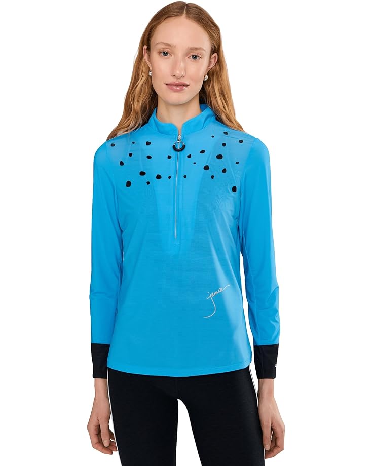 

Женская блузка с длинным рукавом Jamie Sadock Raindrops Print Sunsense, Bonamassa Blue