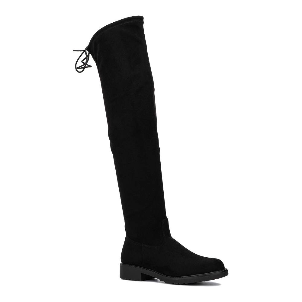 

Женские сапоги до бедра New York & Company Ulla, цвет Black Faux