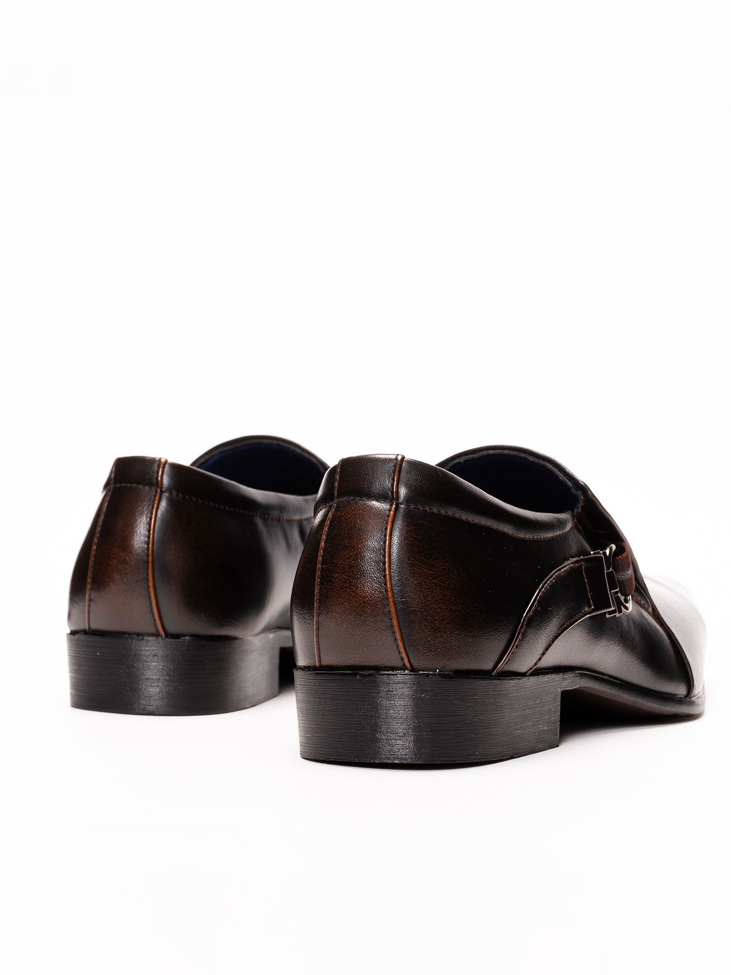 Деловые туфли MM/ONE с боковым ремешком, Dark Brown — фото 2