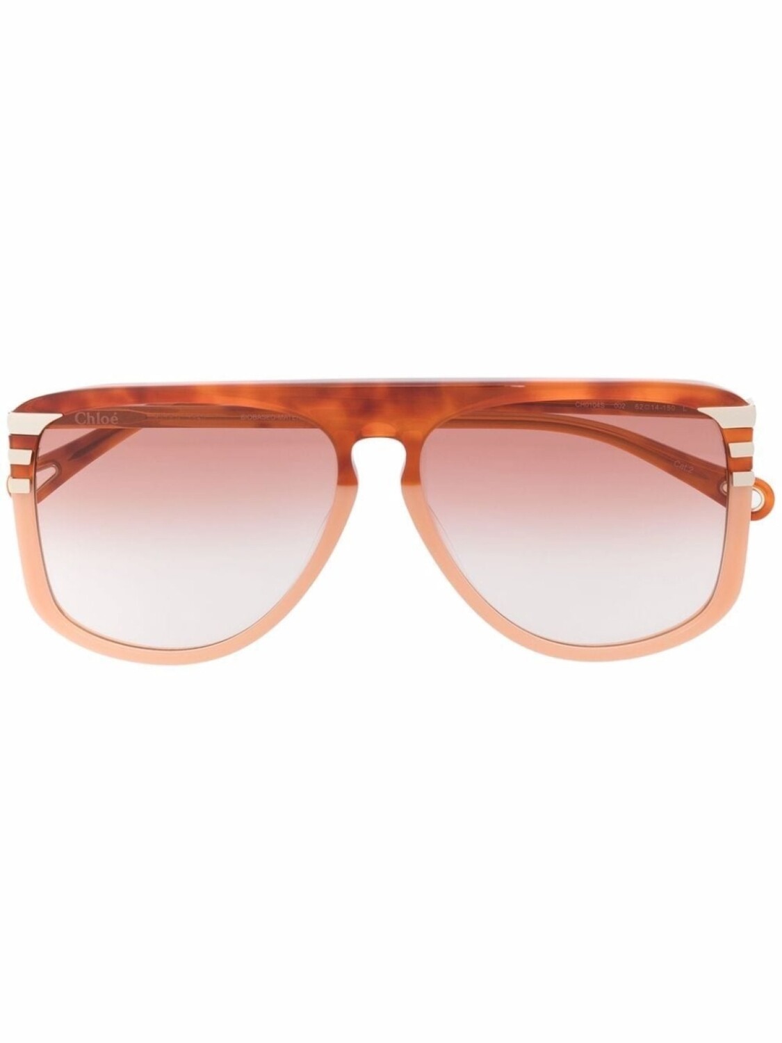 

Chloé Eyewear солнцезащитные очки West в квадратной оправе, коричневый