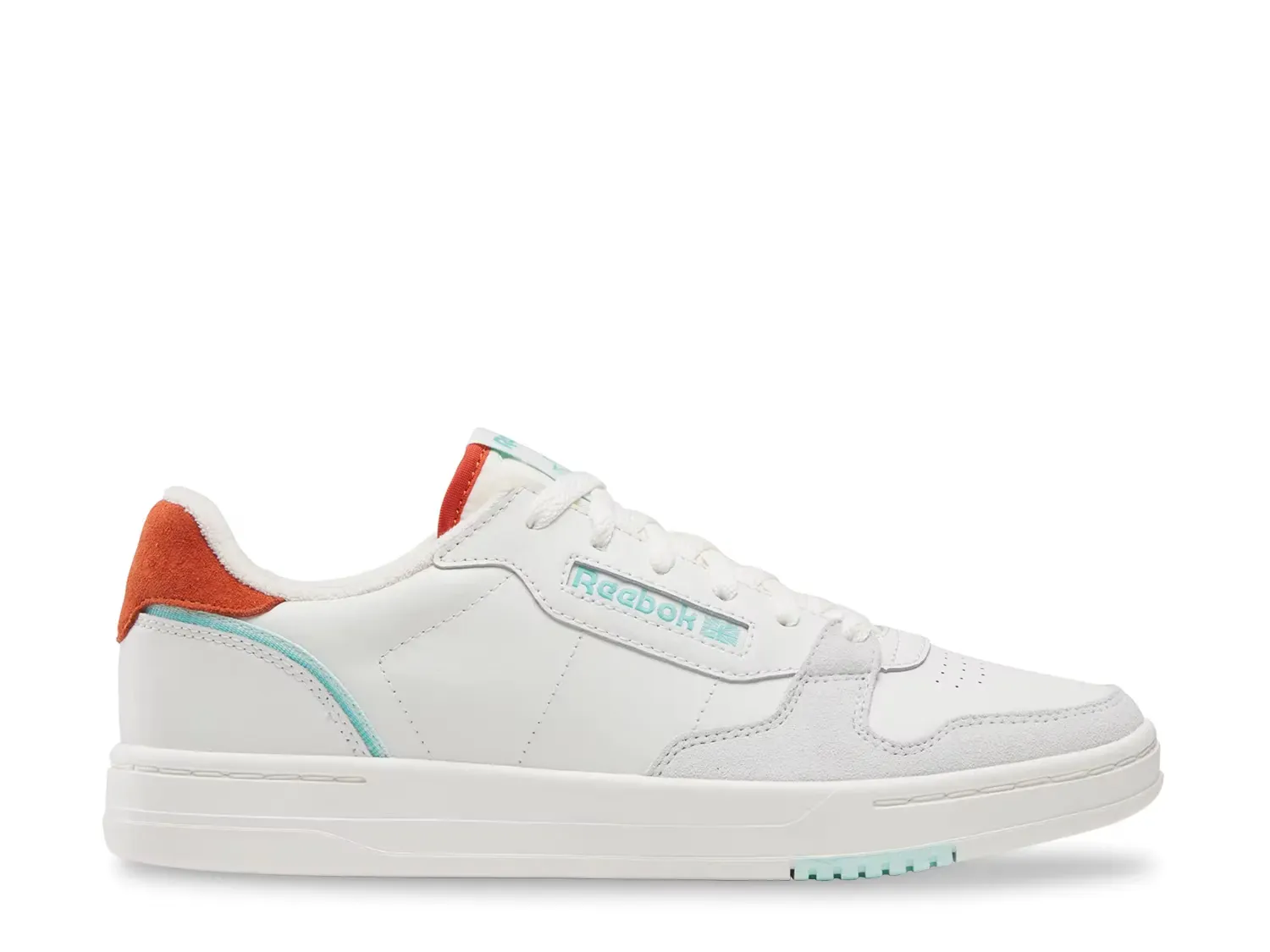 

Кроссовки Phase Court - мужские Reebok, White/Light Blue/Rust