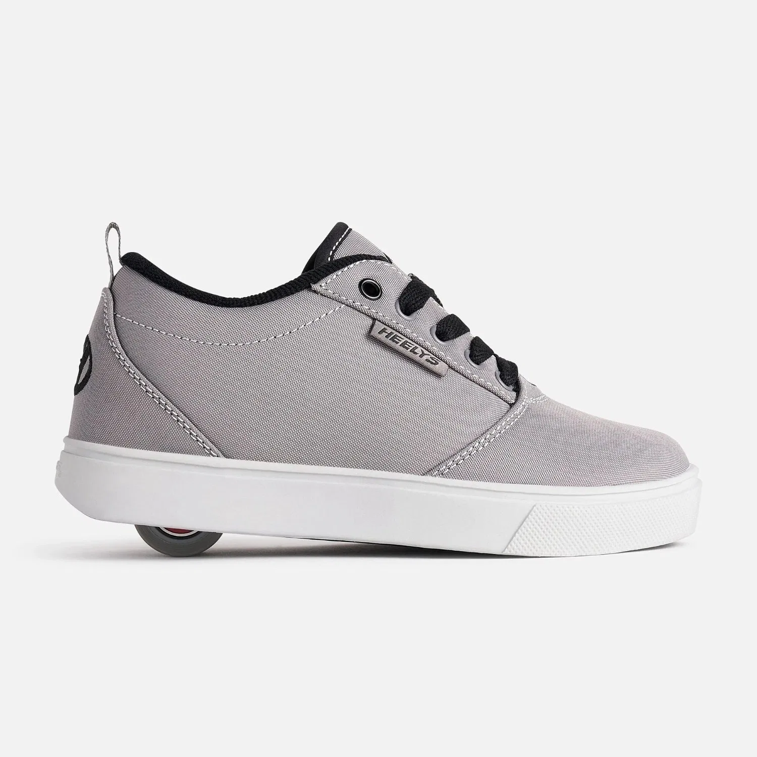 Кроссовки Heelys Pro 20 HE101579H, серые, из парусины, на шнуровке, для скейтбординга, HAWK2676