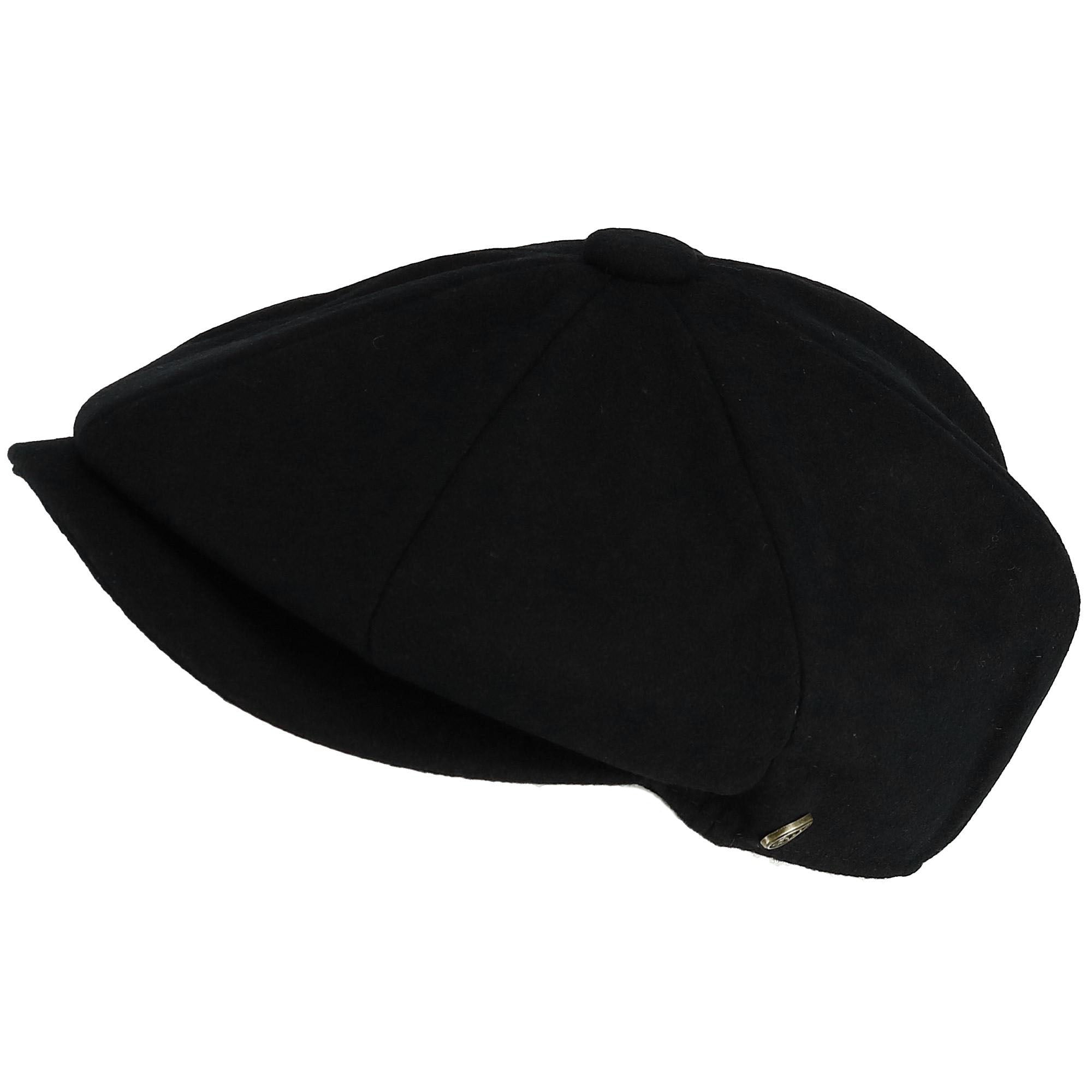 

Мужская кепка Newsboy из шерсти Melton 8 Quarter Epoch Hats Company, черный