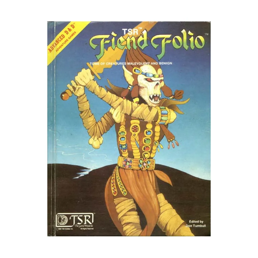 

Fiend Folio, Advanced Dungeons & Dragons (1st Edition) - Core Books, Box Sets & Miscellaneous, твердый переплет