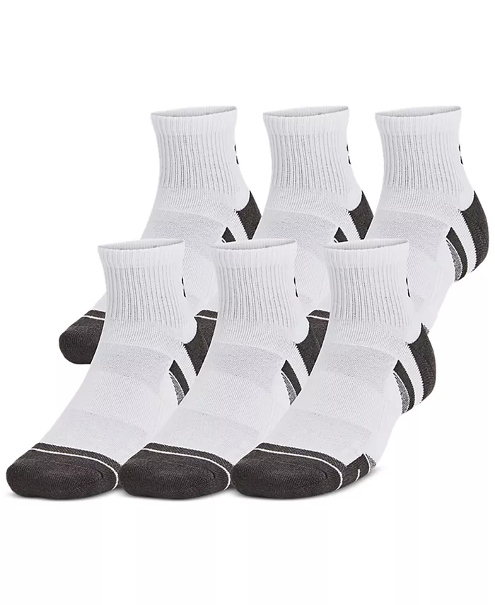 

Унисекс-носки Performance Tech Quarter - набор из 6 пар Under Armour, белый